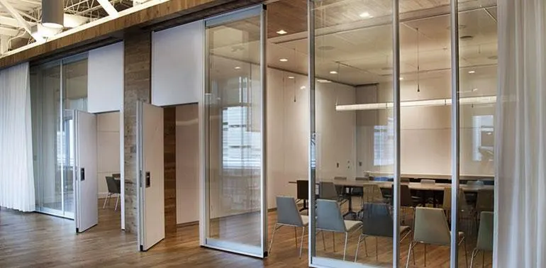 Glass / Transparent Operable Partition System